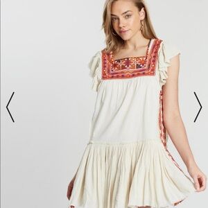 Free People embroidered dress